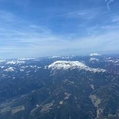 Flugwegposition um 12:40:15: Aufgenommen in der Nähe von Gemeinde Krieglach, Krieglach, Österreich in 2734 Meter